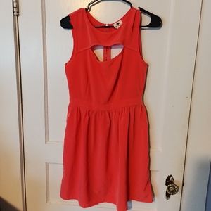 one clothing medium peach dress